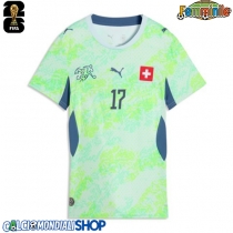 Maglie da calcio Svizzera Ruben Vargas #17 Seconda Maglia Femminile Mondiali 2026  Manica Corta